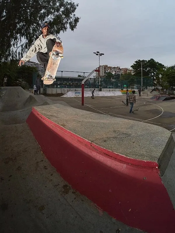 The SiSP school in Kovalam is producing some of the finest skateboarders in the country, including Rahul Rafi 