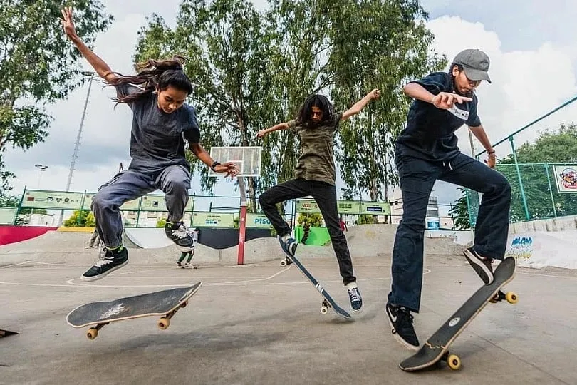 Almost every city now has its own skate scene–with crews, Mumbai’s coolest include Meteoric (pictured here) and Skate Flames 