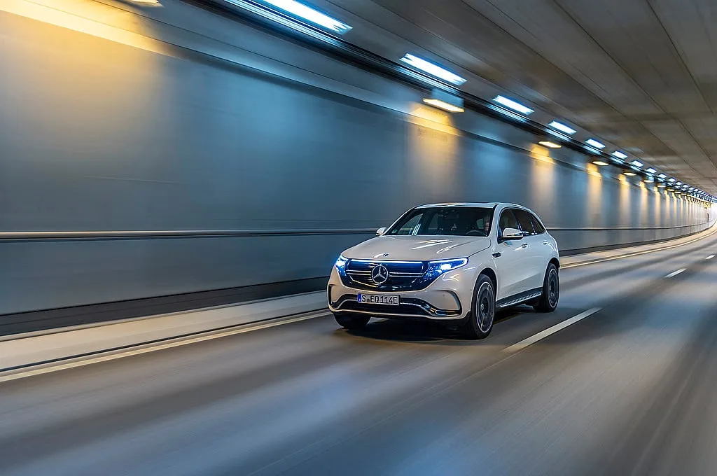 Mercedes-Benz EQC (₹ 1.04 crore) – The very first player in the luxury car market to bring in an EV was Mercedes-Benz with its revolutionary EQC. Its 85kWh battery allows the German marque to claim a 450km range, while 760Nm of torque ensures a nought to 100kmph run of 5.1 seconds. Its top speed is a very respectable 185kmph. The exterior may not look as futuristic as some of the other bits of metal you see here, but in the flesh it’s a good-looking car. Since it’s a Merc, you’ll have every luxury you’ll ever want on this side of a Maybach, lots of presence on the road and that lovely Burmester sound system. This one ticks all the right boxes.  Daimler AG - Global Communications Mercedes-Benz Cars, photo by Daniel Maurer on behalf of Daimler AG