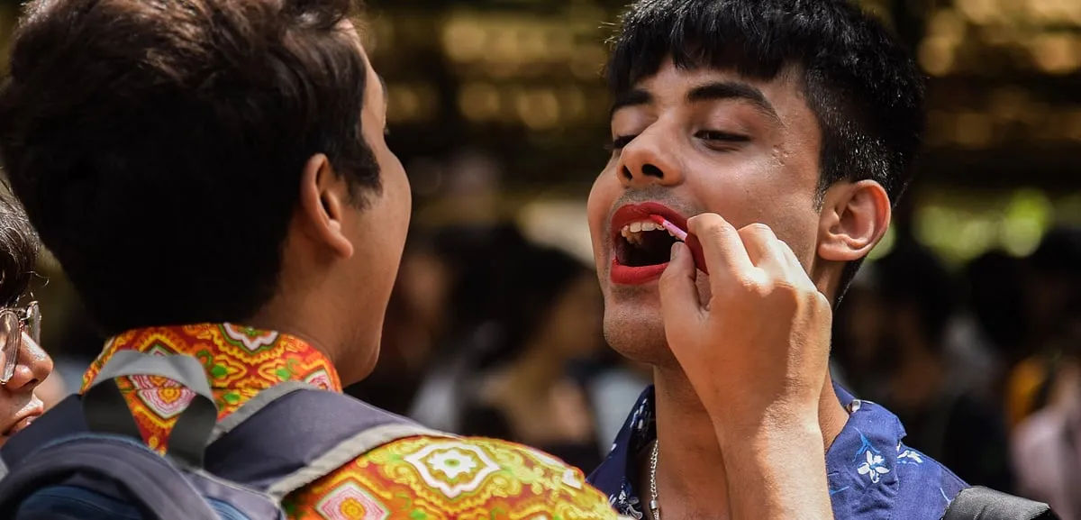 “Imagine how you can change a queer person’s day by just smiling at them warmly at a security checkpoint,” says Ritvik. Image: Getty  Pacific Press