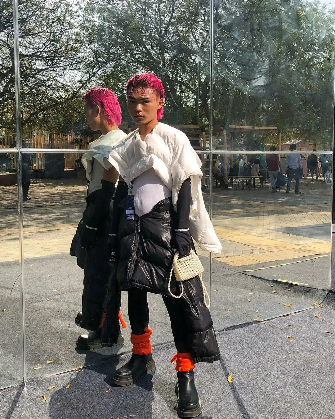 Agou Sitlhou:As a multi-hyphenated individual, Agou Sitlhou’s talent can be seen not only through his pictures but also his work with homegrown labels like Huemn and Two Point Two. Having worked as a designer, stylist and a model, Sitlhou has a knack of making even the most outrageous piece of clothing look effortlessly cool. His wardrobe is an eclectic mix of statement pieces, including 1000-paneled distress jeans, a tulle skirt and lots of co-ord sets. If streetwear met punk ronk, the result would be Sitlhou’s Instagram feed.Instagram: @a_g_o_u 