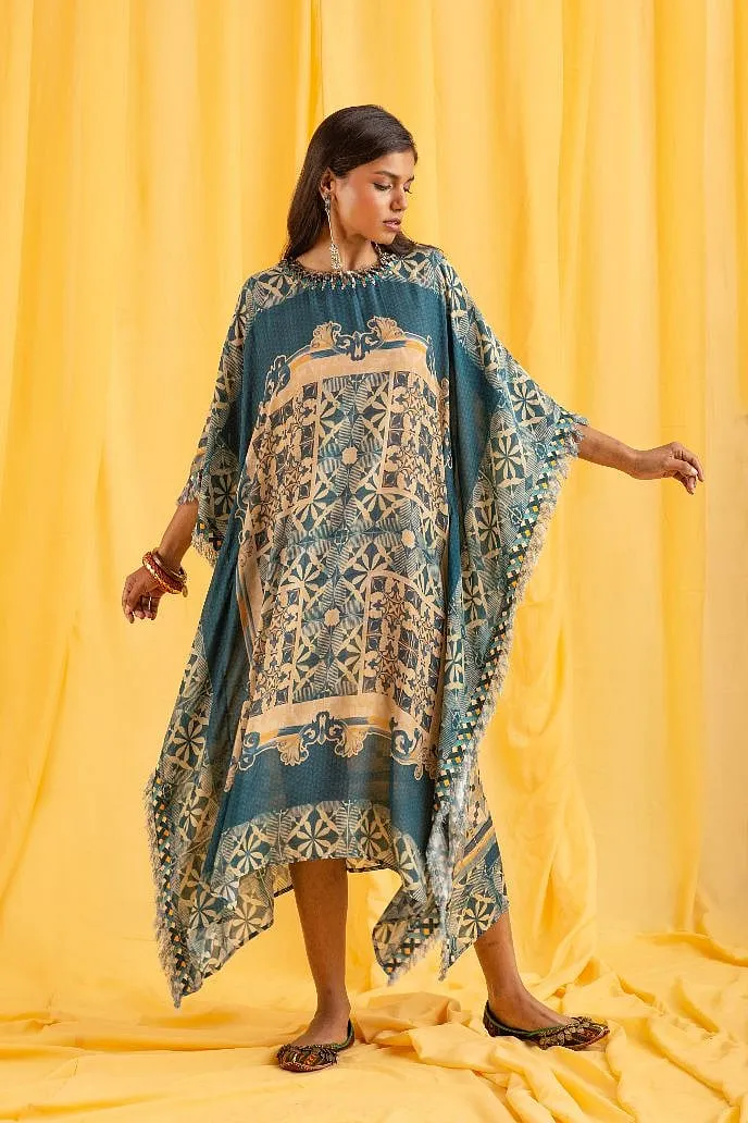 Saundh's floral  kaftans have been a favourite among content creators like Rasna Bhasin, Juhi Godambe and Sakshi Sidwani 