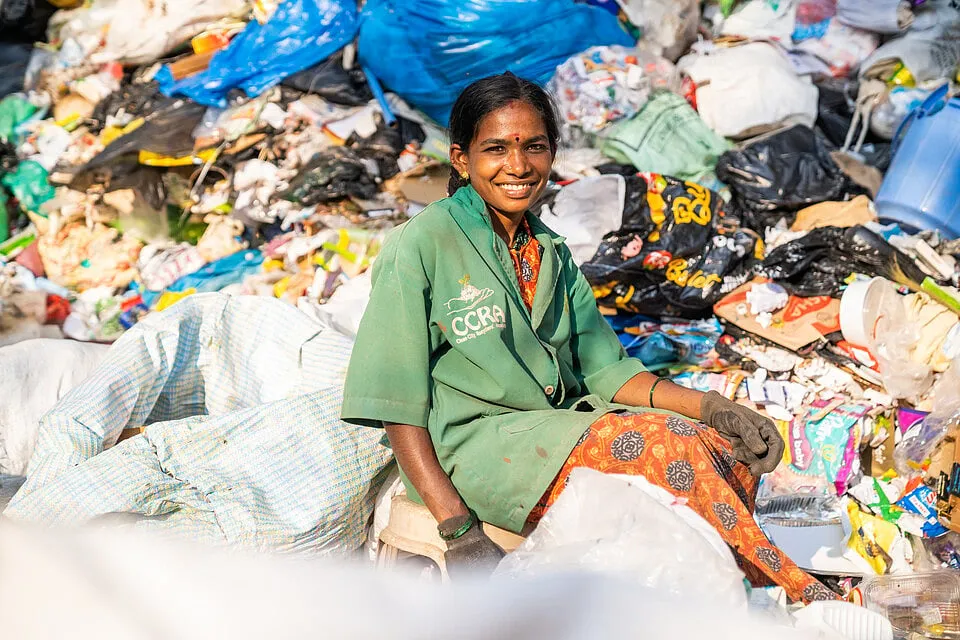 H&M Foundation launched Saamuhika Shakti  to not only re-use the plastic waste  but also create systemic change by helping waste-pickers below the poverty line 