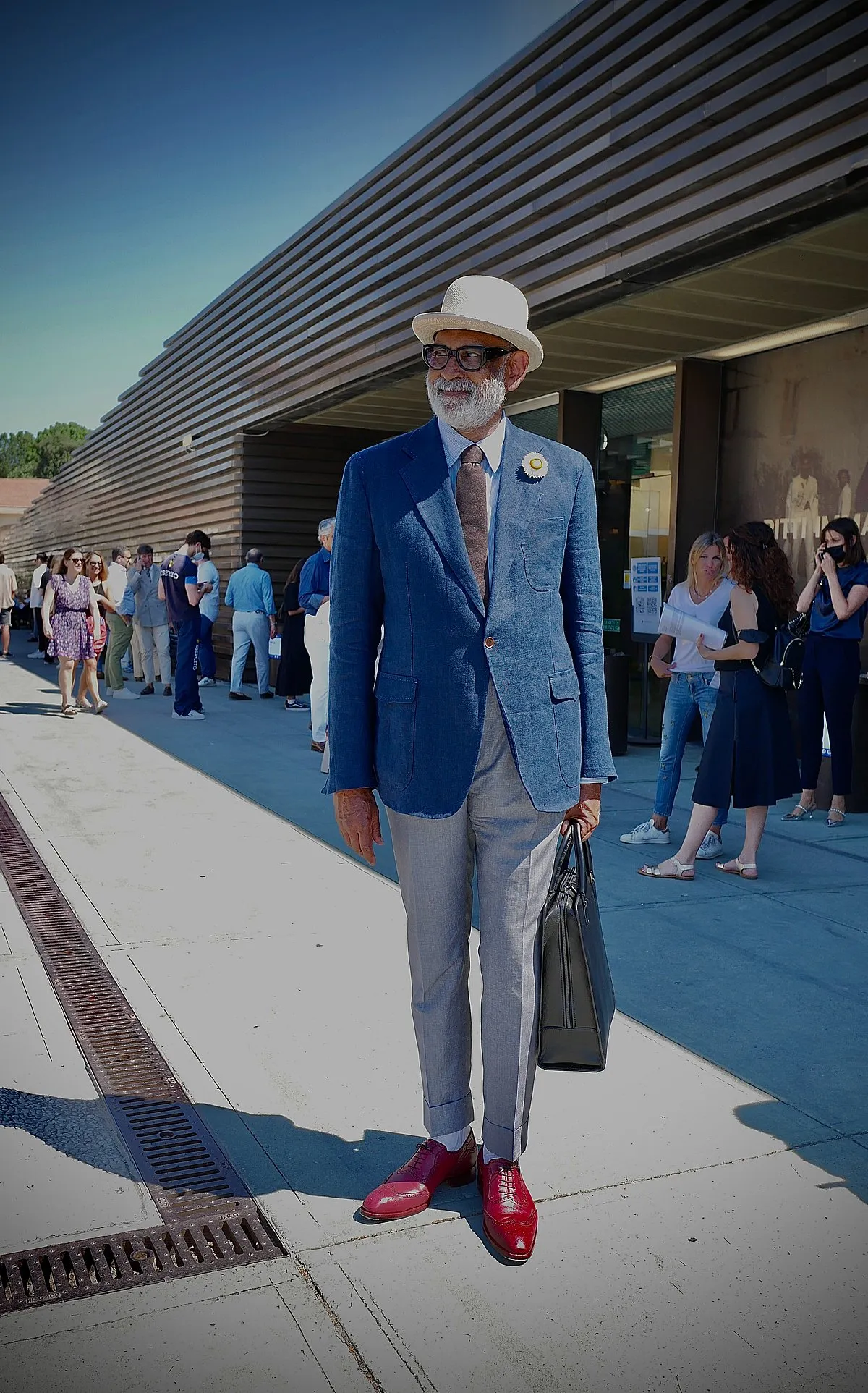 Ignatious JosephWhat makes Pitti Uomo different from other fashion events?The most conspicuous difference from other menswear events is the seamless extension of the fair from the core grounds, the Fortezza, to the entire Centro Storico of Florence. Much of the Pitti is enhanced by people whose activities are in the penumbra of the formal events comprising the fair. In the past 20-odd years I would say that the tone of the Pitti is influenced as much by these informal styles and fashion occasions as by anything planned and executed by the fair‘s organisers or the major exhibitors. One cannot imagine such permeability elsewhere— perhaps that is something only Italy can offer.One thing you need to do in the city when you attend Pitti?There is a range of establishments where one can enjoy the best of Tuscan cuisine. Personally, I suggest that people who do not like to eat are wasting their time in Florence. However, allowing that there are people for whom food is a necessary evil, I can only say that you have to stretch your legs! The greatest non-culinary pleasures are the streets, alleys, the cafes and an atmosphere that can only be appreciated on foot.What do you love about Pitti?I love being in Italy and Pitti gives me the opportunity to treat pleasure as a business expense.Finish this sentence: Pitti is incomplete without...the passionate, idiosyncratic and eccentric—the peacocks, swans and owls who migrate to Florence twice a year to fill the aviary of men‘s style and fashion.Follow: @ign.joseph 