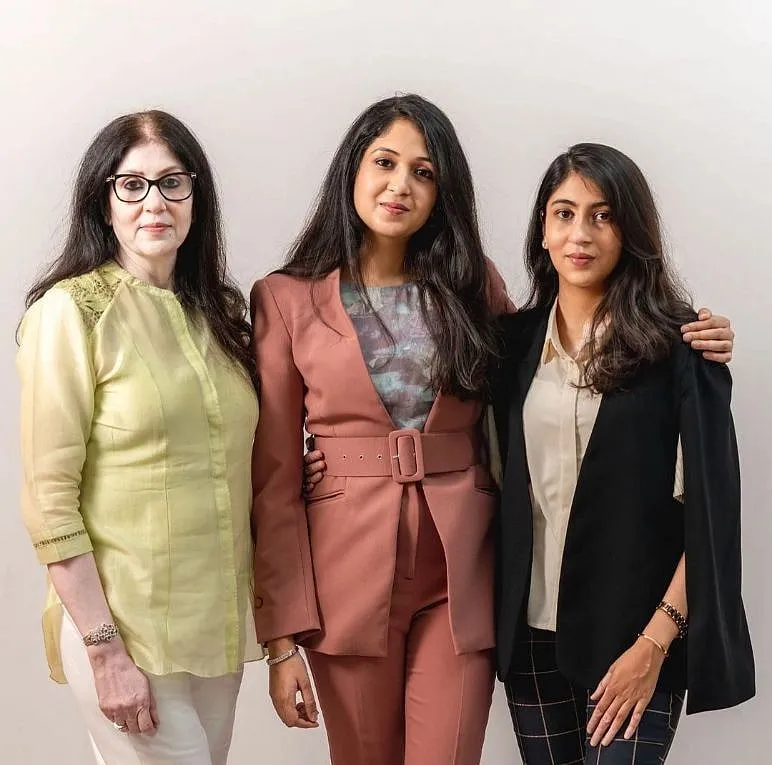 Female power: RAS is run by Shubhika, her younger sister Suramya  and mother Sangeeta Jain 
