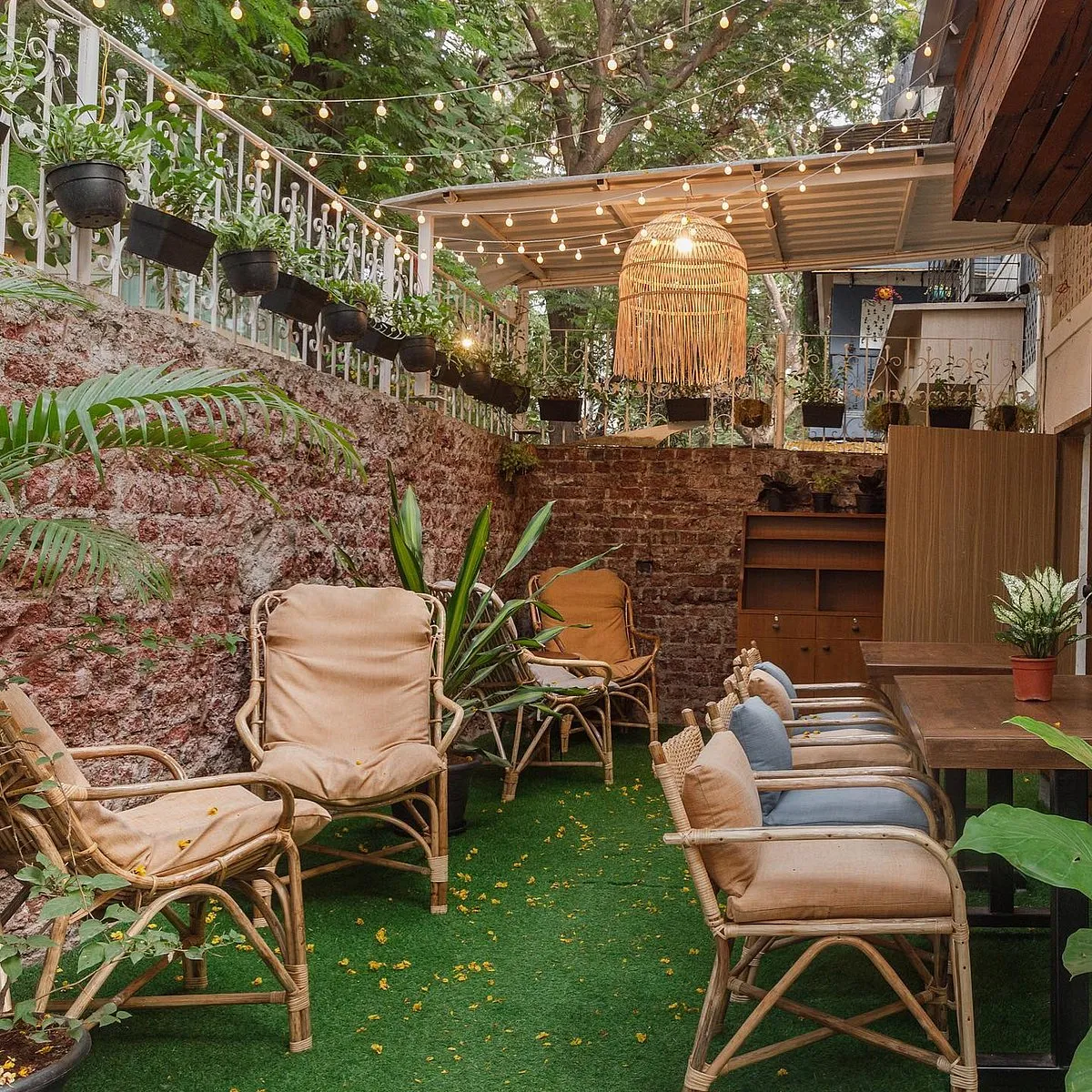 The Moon Village, Khar Instagram @themoonvillage_Expect to wolf down immunity-boosting grub with vegan options aplenty at this yoga studio which also has a café. The all-day breakfast menu includes eggs, pancakes, idli and dosa–all in healthy variants. Also on offer is egg hoppers with mushroom xacuti for more hearty fare. 