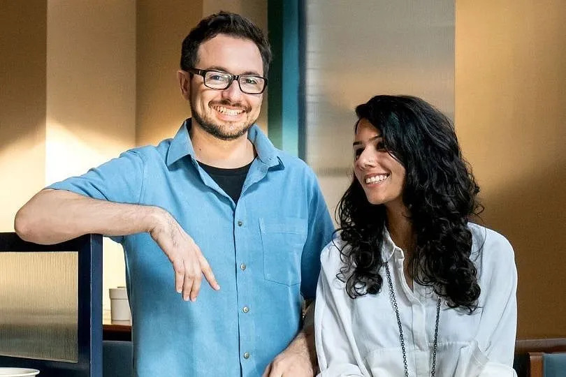 Sanchez with partner, Mallyeka Watsa  