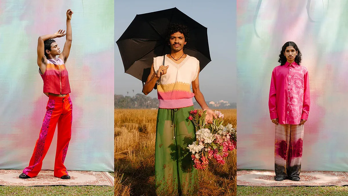 Amesh:London-born, Berlin-based Amesh Wijesekera’s designs are a burst of happy, bright colours, the kind you’ll find in his hometown of Sri Lanka. As a 2022 semi-finalist of the prestigious LVMH Prize, Wijesekera’s collections exude a sense of freedom and individuality. The designer manages to combine traditional Sri Lankan craftsmanship with contemporary tailoring and textile production, which is why no two pieces from his collection are alike.Instagram: Amesh  