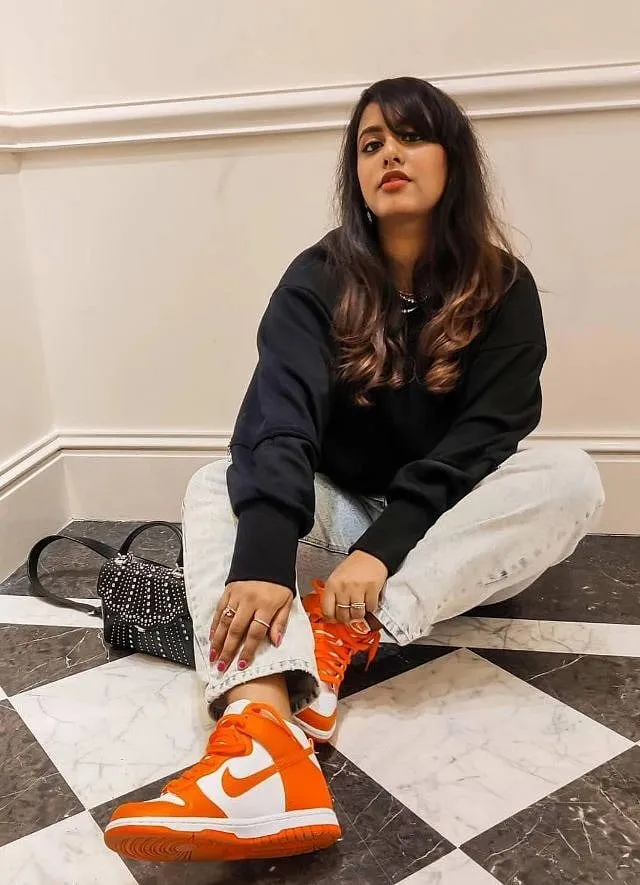Jayshree Vinay collection   includes  Nike Air Jordan 1s, Nike SB Dunk Low x Sean Cliver and Nike SB Low Dunk Strangelove  