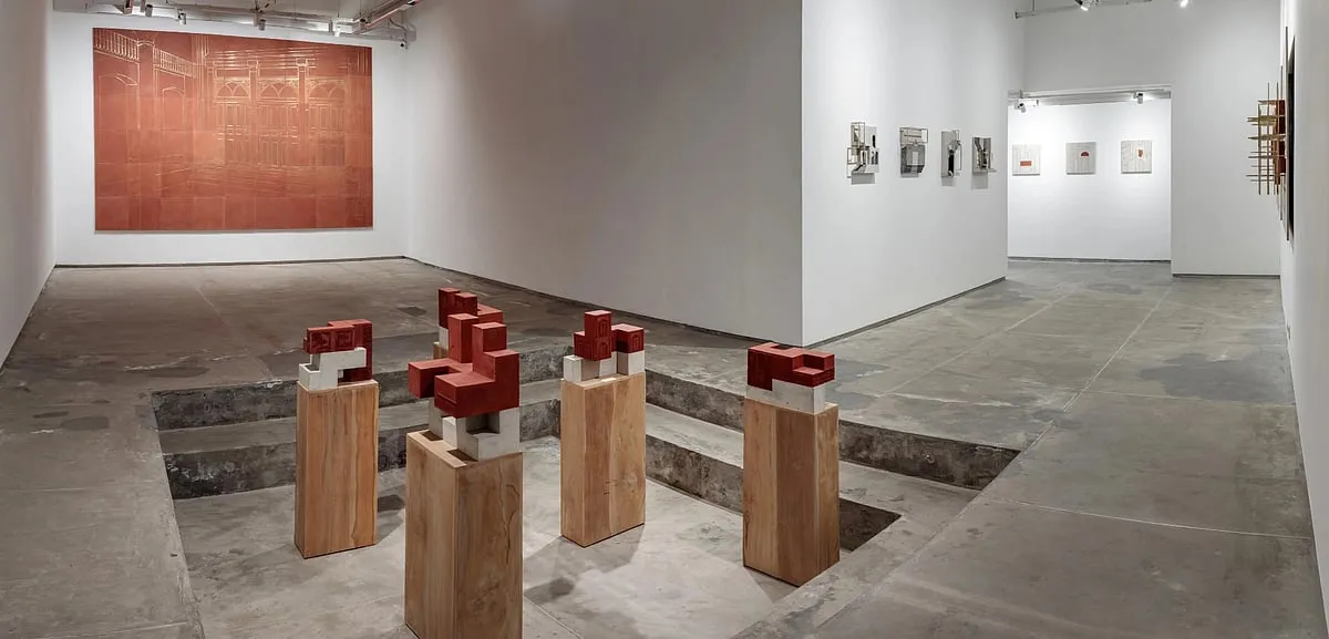 A glimpse of Experimenter’s first gallery at Hindustan Road, Kolkata that was opened in 2009. Image: Experimenter and the artist  VIVIAN SARKY