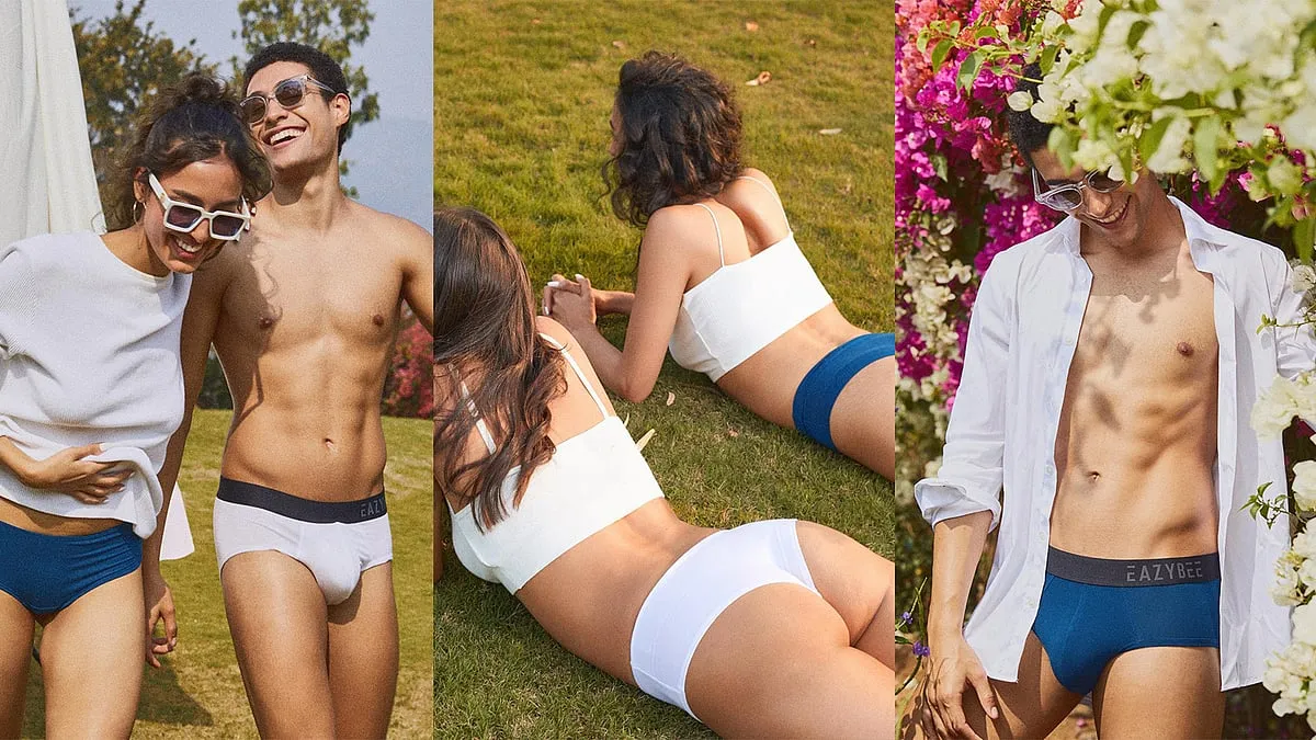 Eazybee: For sustainable basicsIf sustainability is on your mind, then Eazybee’s collection of innerwear provides underwear made from Tencel™️ Lyocell, derived from sustainably-farmed eucalyptus trees. Not only do they use 80 per cent less water as compared to cotton, but the underwear is also free of pesticides and insecticides. Moreover, the brand’s packaging ensures zero-waste deliveries with a circular system where you can scan and schedule a return for the bag. Although available only in basic colours such as black, white, grey and blue, the brand’s innerwear is sure to make you feel like a sustainability superhero.Available at: Eazybee.com 