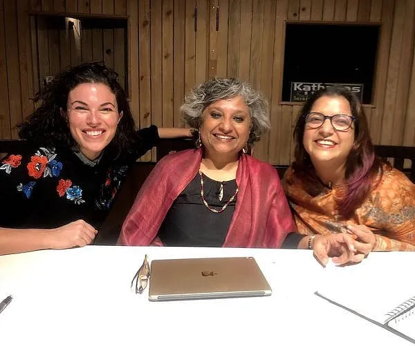 Aditi and Christina with season one guest Ashwini Deshpande 