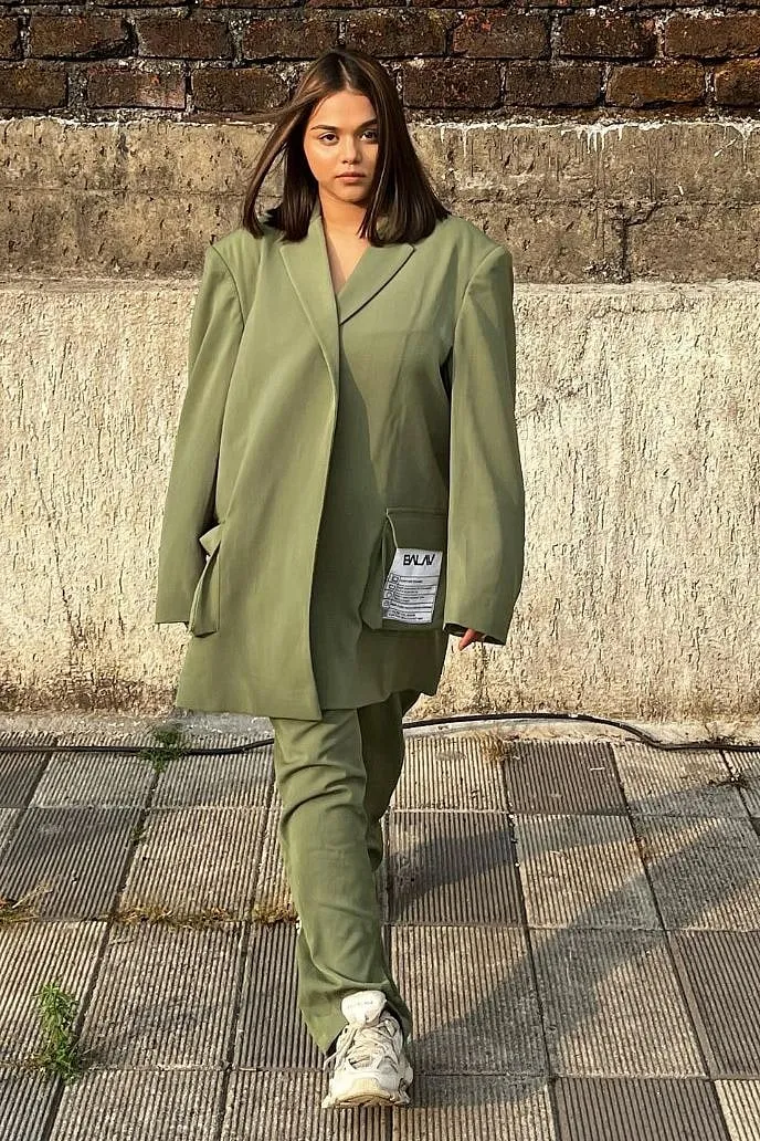 Vaishnavi Bala's genderless streetwear label Balav features blazers and suits with a baggier upgrade  