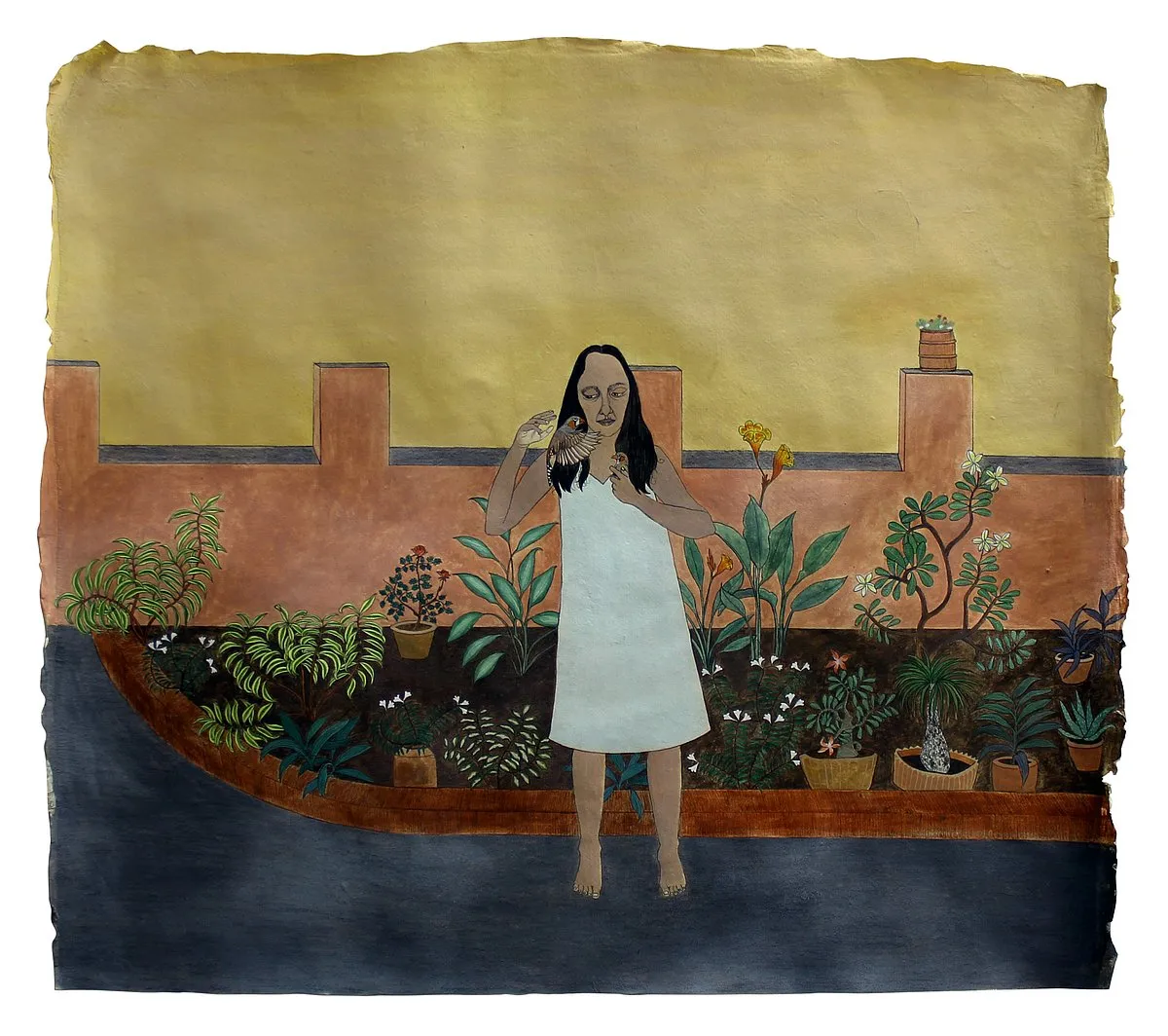 Latitude 28For DCAW, Latitude 28 has brought together a group of artists who reflect on the socio-politics of present times through their art. “DCAW has been instrumental in bringing forth a roster of young talented voices in art. In this year's edition, Latitude 28 brings together South Asian artists experimenting with mediums to create works that are diverse and innovative. The common thread unifying these artists’ distinct form and technique is the infusion of traditional styles with the new media to generate their own personal aesthetic to comment on the zeitgeist of contemporary times, depicting both socio-political and poetic life experiences,” said Bhavna Kakar, director, Latitude 28. Their roster includes names such as Kerala-born Ahalya Rajendran who often draws from the agrarian, contemplative life around her; Karachi-born Noor Ali Chagani who translates his quest for a personal space like home in his hand-made miniature terracotta bricks; and Mumbai’s Ketaki Sarpotdar who employs anthropomorphic forms of animals to look at human responses to socio-political issues. 