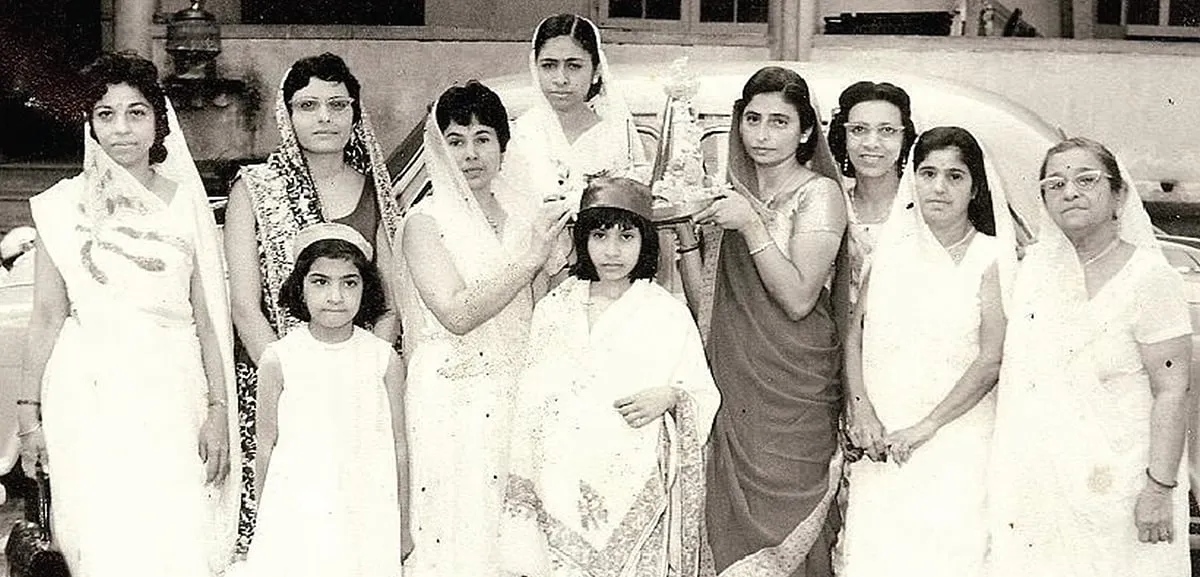 Scenes from family albums which were part of the Rustom's menu; Image courtesy: Kainaz Contractor  