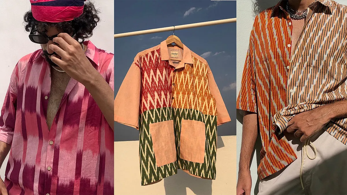 Naalgo:Brother-sister duo Dheeraj and Divya’s gender-neutral clothing brand explores the traditions of India through modern silhouettes. Made in Hyderabad with fabrics sourced from the weavers in Telangana, you’ll find hand-woven, ethical and consciously made shirts in a bright range of colours that feature their signature ikat prints in red, black, green and blue. We’d throw in a special shout-out to their range of one-of-a-kind boxy shirts that are made from upcycled and deadstock materials.Instagram: @naalgo_ 