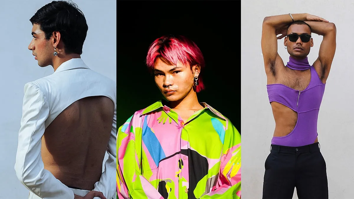 Vulgar:The unapologetic gender-agnostic approach that you see in Vulgar’s collections is its founder Akshay Sharma trying to make a statement against the age-old constraints of gender that we are usually boxed into. Founded in the middle of the pandemic in 2020, Sharma, as a gender-fluid fashion entrepreneur and a former chartered accountant based in Bengaluru, wanted to push the boundaries of fashion with his passion project. Sculpted bodysuits, cut-out dresses and Balenciaga-esque biker top and leggings as testament to the idea of inclusivity and fluidity.Instagram: @vulgarofficial 