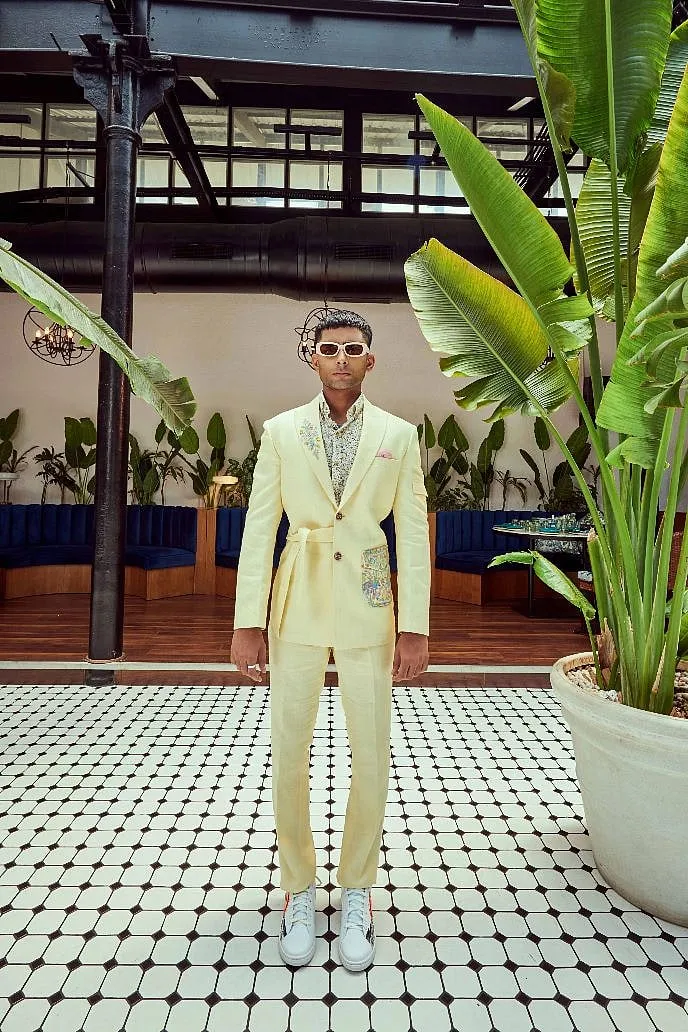 “Suits now are wider through the chest and shoulder with similar wide-legged trousers. You can now get them in softer and stretchier fabrics that are less structured than the earlier versions,