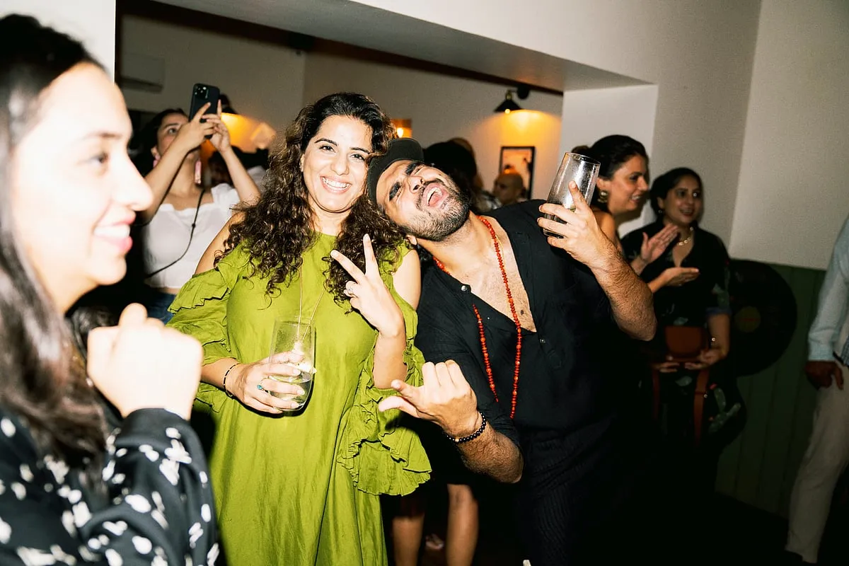 Ginny Kholi and  . Siddharth Kerkar.  Image: Tuhin Chandra 