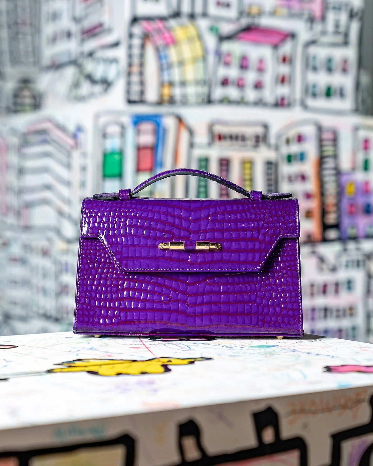 Rula GalayaniRetailing in some of the Middle East’s most prestigious department stores like Harvey Nichols and Bloomingdales, Lebanese handbag label Rula Galayani is one we’ve got our eye on. Manufactured by artisans in Beirut, the label is best known for its edgy designs. Think calfskin box clutches featuring overlapping gold-and-silver pleated bracelets to put your hand in or a handcrafted clutch with polished laser-cut and gold-plated front inspired by the work of artist Mark Rothko.Shop here 