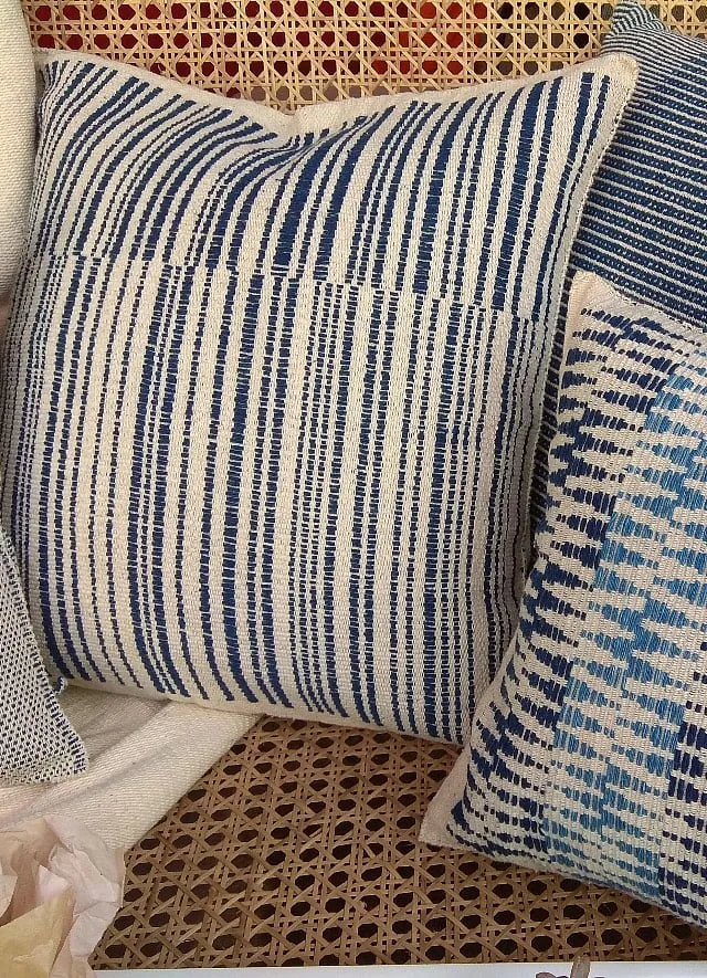 From table- and bed-runners and throws, Zinyü wanted to show the world that Naga weaving was not limited to clichés and that it could take the form and shape of quite literally everything fabric on you and around you. Image: Margaret 