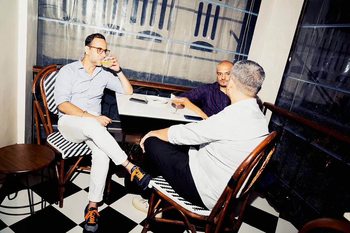 Pulkith Modi, Kunal Krishna and Abhinav Bajaj.  Image: Tuhin Chandra 