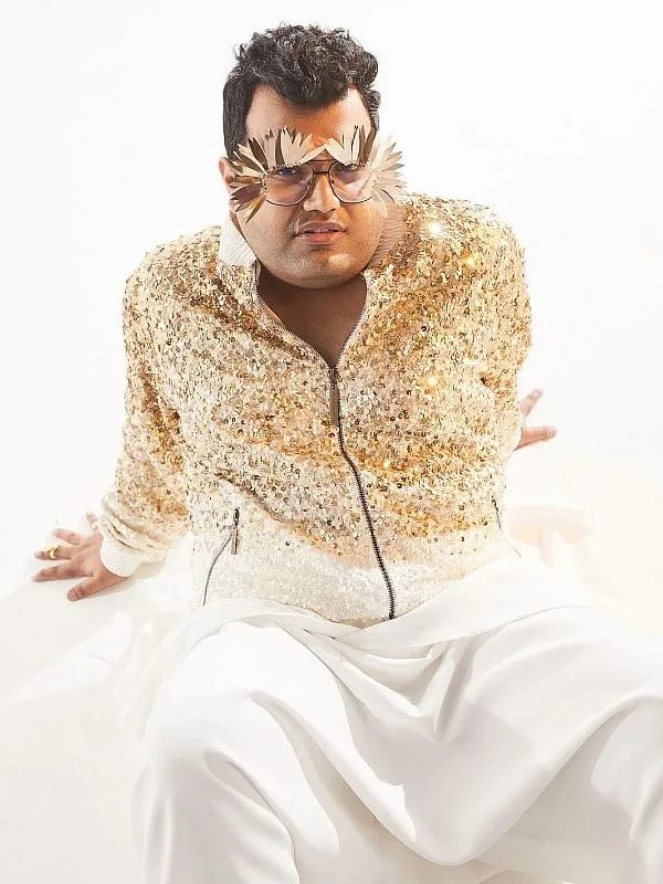 New Delhi-based designer Siddartha Tytler says, “we were always shuffling to look for plus-size male models,” 