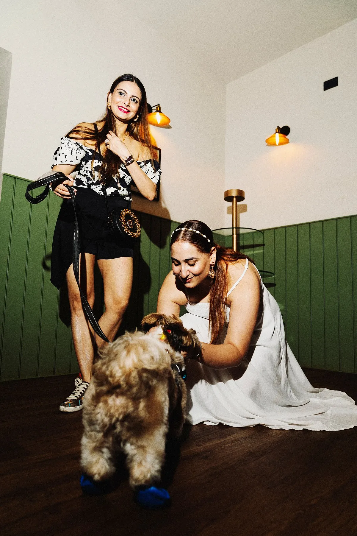 Davina Thacker and Riya Sharma.  Image: Tuhin Chandra  