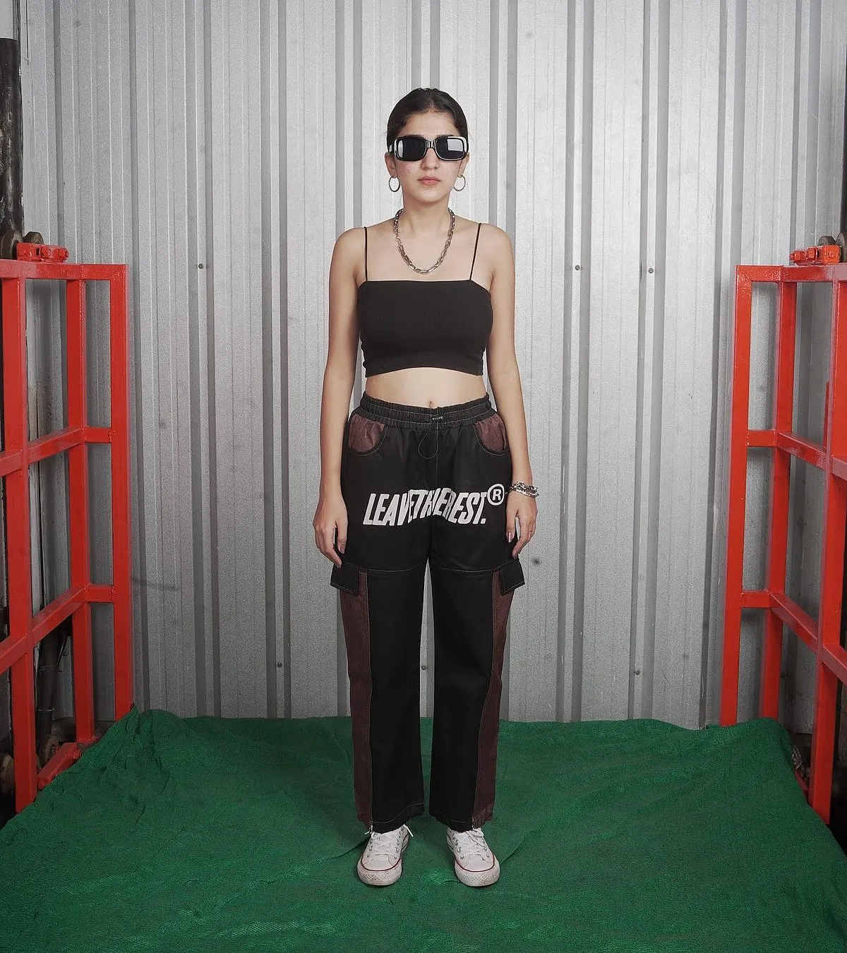 Leave The Rest:Leave The Rest’s collections represent a strong sentiment of the rebellious spirit which can be seen in their ‘Elect a clown and get a full circus’ print T-shirt or their hoodies with ‘Propaganda’ printed in big, bold letters. The Surat-based sportswear-inspired streetwear label is founded by Harsh Patel who infuses satire in his collections. The brand offers ready-to-wear as well as made-to-measure fits at price points that won’t hurt your bank balance.Instagram: @leavetherest_ 