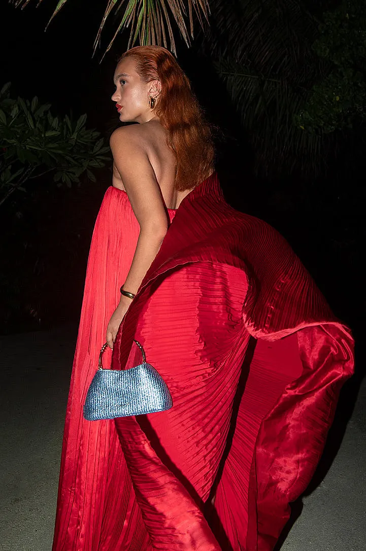 OkhteinFounded in 2013 by sisters Aya and Mounaz Abdel Raouf, the Egyptian accessories label Okhtein is one of the region’s coolest. If Rihanna, Cardi B, Beyoncé and Kourtney Kardashian give their stamp of approval, we know it’s the real deal. Proudly flaunting their ‘Made in Egypt’ stamp, their purses boast fine Egyptian craftsmanship by underprivileged women. We love their work with metal that is both innovative and refined—think gold-tone spikes, bangle-shaped silver handles or even a full brass minaudiere adorned with an intricate pattern all over.Shop here 