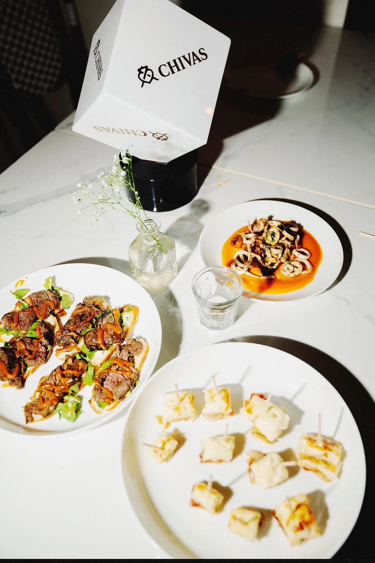 Philly Steak Tartine, Calamari a la Plancha and brie en croute. Image: Tuhin Chandra 