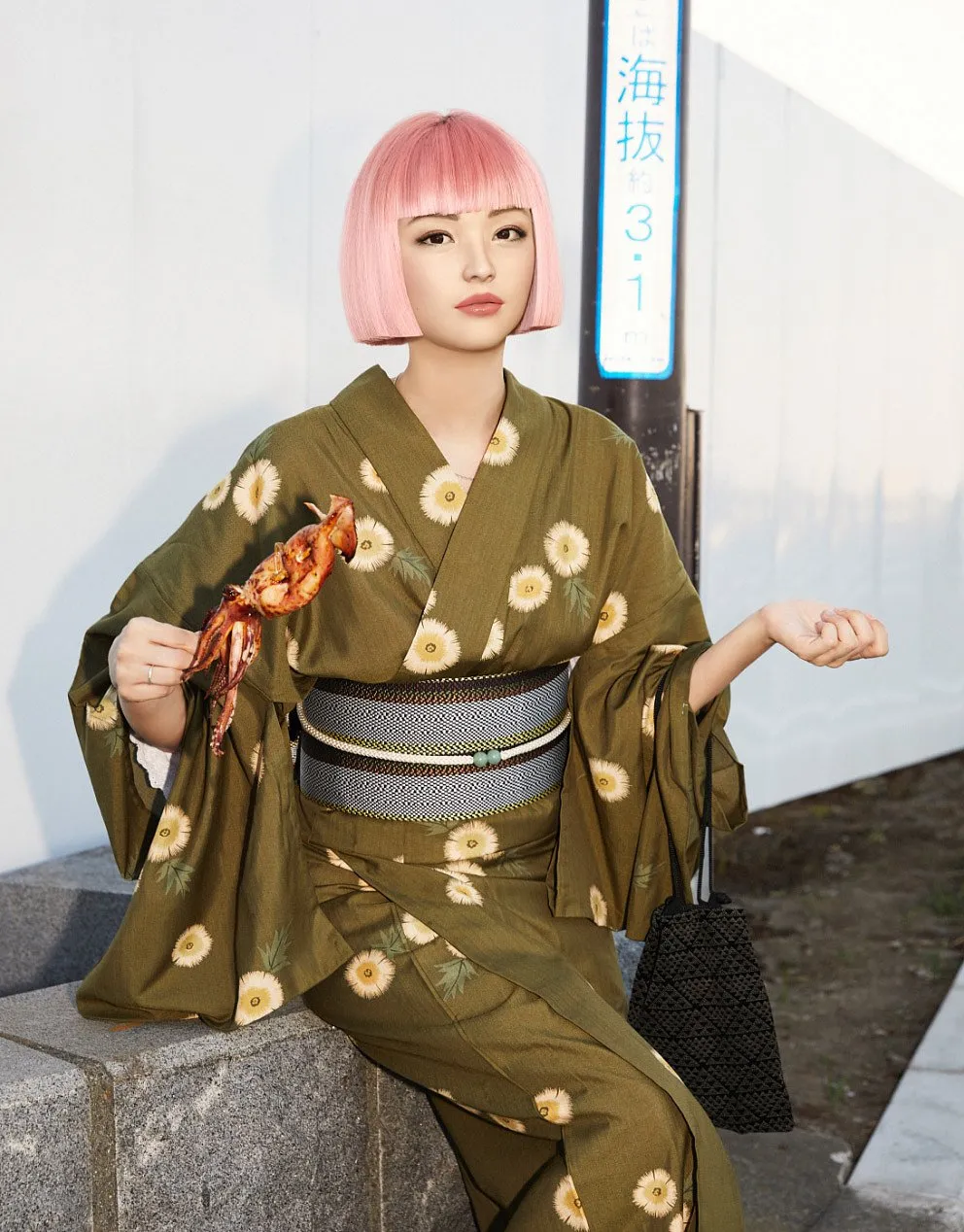 Imma:Known for her fringed pink bob haircut, Imma is the creator of a Tokyo-based company called Aww Inc. With over 400,000 followers, she has collaborated with brands like Prada, Fendi, Ikea, Levis and Charles & Keith, among others. She had also partnered up with the Tokyo 2020 Paralympic Games where she was projected in the centre of the floor during the closing ceremony. In 2021, she  was the subject of a group exhibition called “immaten” at Tokyo’s Diesel Art Gallery, which presented the paintings, drawings, graphics, digital data, photos and sculptures of this social media influencerInstagram: @imma.gram 