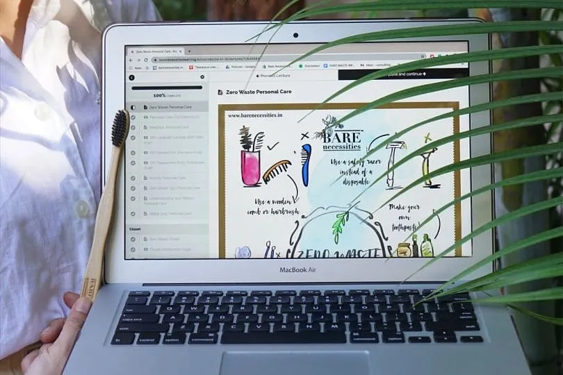 You'll also find a variety of online course at Bare Necessities to help you start your zero-waste journey 