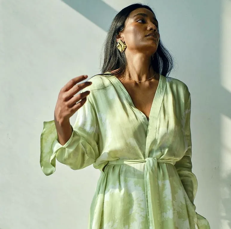 The duo experimented and tested the fabrics for a year while developing the collection 