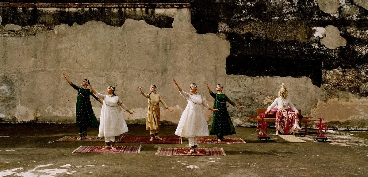 ‘Peacock Country’ draws inspiration from Inder Sabha, an Urdu play and opera, written by poet Agha Hasan Amanat, that was first staged in 1853. 
