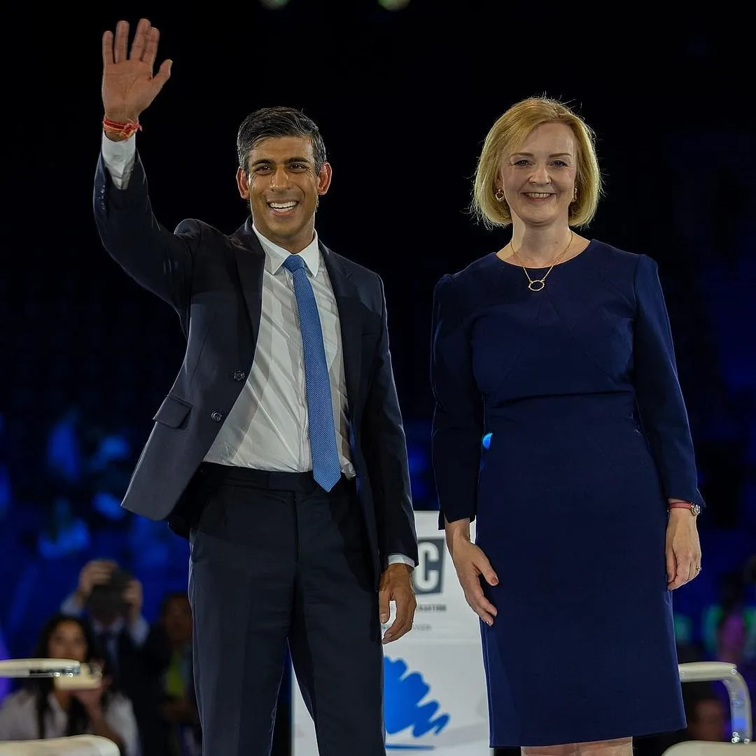 Rishi Sunak replaces the lettuce-beaten Elizabeth Truss who survived less than 45 days in office 