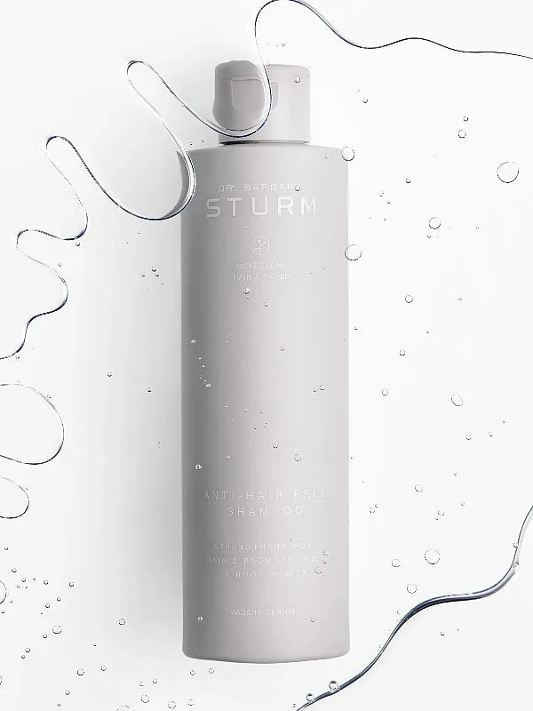 Dr Barbara Sturm’s anti-hair fall shampoo is packed with hair-enriching ingredients like Camellia, Pro-Vitamin B5, Sunflower Sprouts extract and hyaluronic to promote the overall health of your mane 