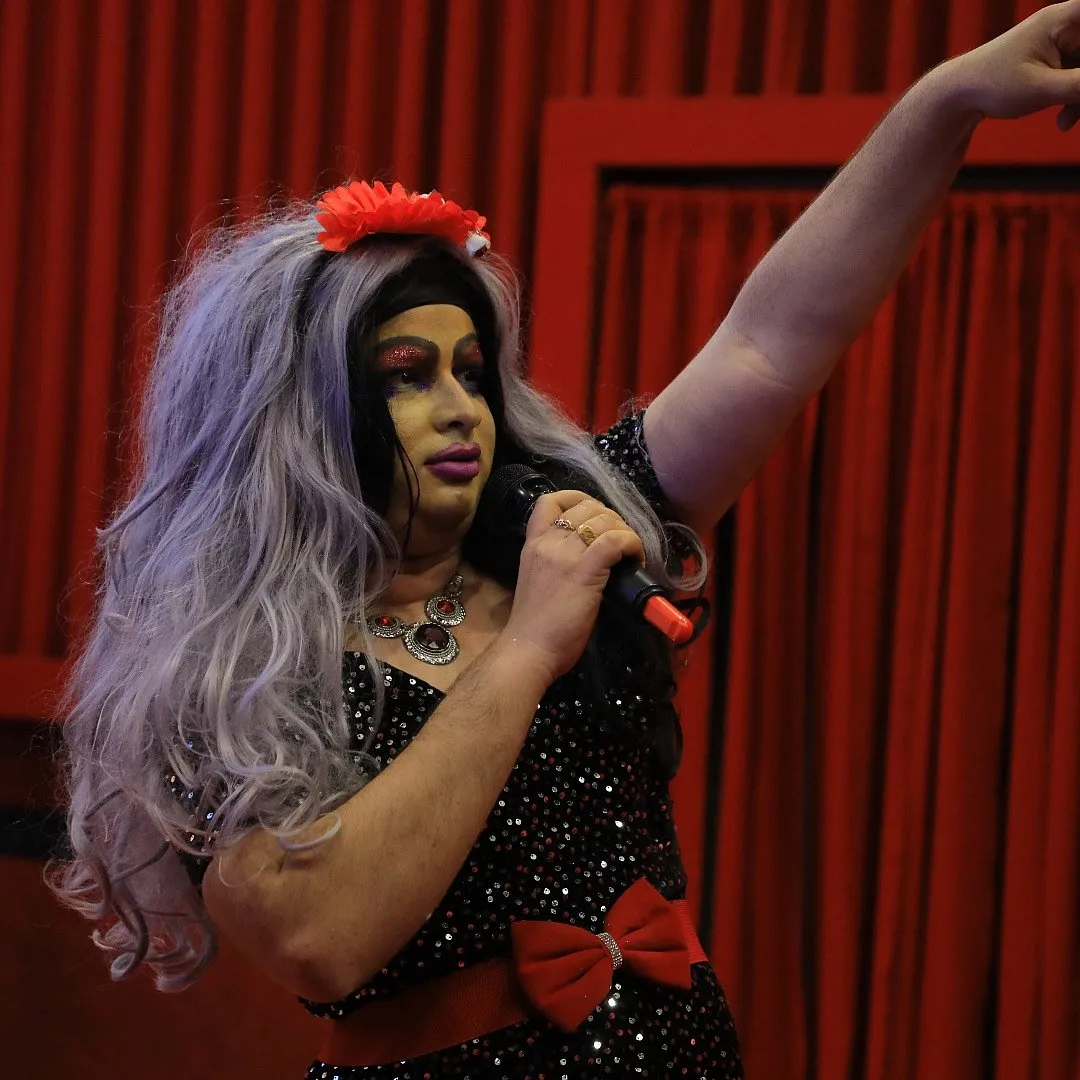 The performative aspect of drag is all the safe space they need, in stark contrast to their otherwise introverted nature. “Drag allows me the space to create,” they say. 