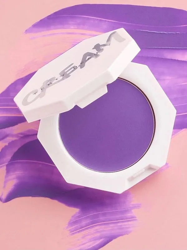 Fenty Beauty’s Drama Cla$$ blush is a true lavender-purple hue 
