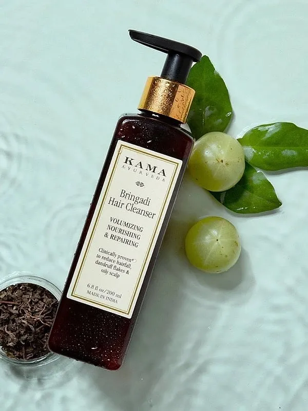 Kama Ayurveda infuses the magic of their cult Bringadi hair oil in this shampoo with other ayurvedic gems like Amla, and claims to reduce hair fall by 60% 