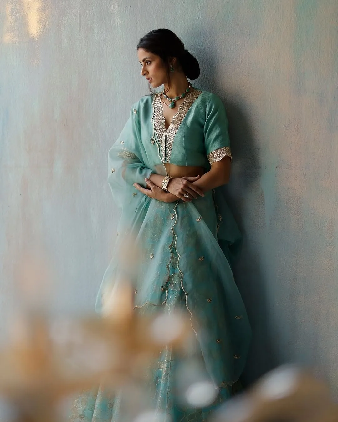 Begum Pret At Begum Pret, expect to find festive fashion that exudes an old-world charm while still being extremely wearable. Think sheer saris, light lehengas and swishing shararas in pastel palettes. Fun fact: The label is loved by Bollywood and real-life royalty Kareena Kapoor Khan. Begumpret.com 
