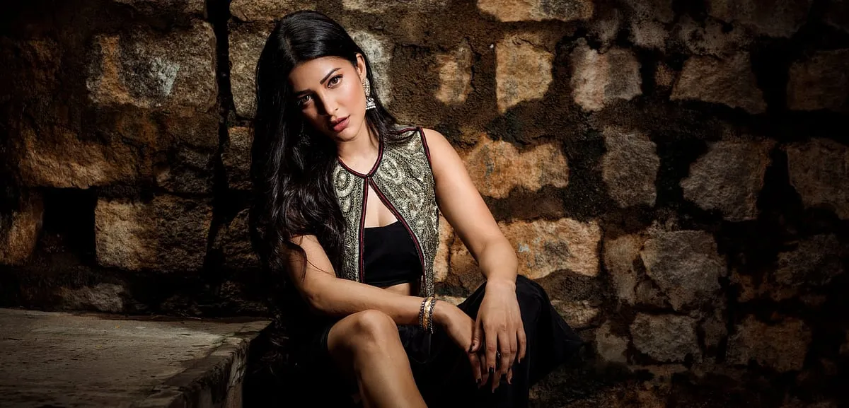 “I thought I was very clear about who I was when I hit my teens and then a sea change of perception came about when I was thrown into a heightened sense of reality as an actor where standing out and yet fitting in meant the same thing,” says Shruti Haasan 