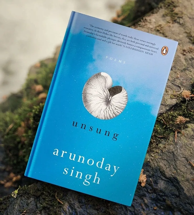 Actor Arunoday Singh's debut poetry book comprises a collection of his old and new poems. Image: @sufisoul 