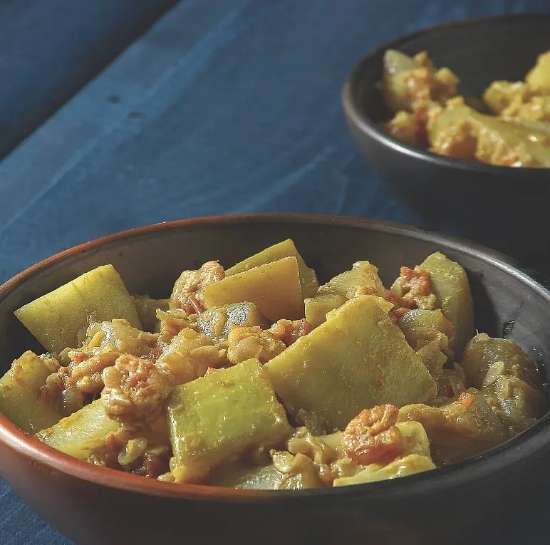 White Pumpkin with Shrimp 