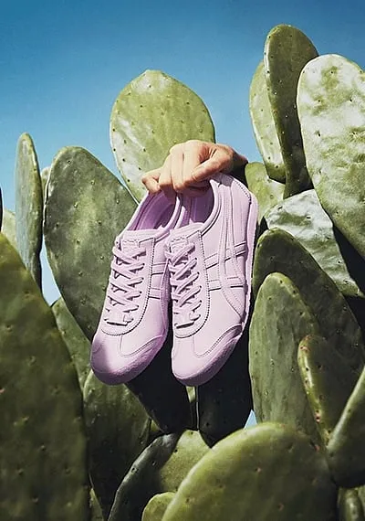 Onitsuka Tiger Mexico 66 Cactful:Japanese footwear brand Onitsuka Tiger released a new version of their signature Mexico 66 shoe model with more than 20 per cent of the upper made from cactus-derived material, the production of which targets reducing environmental impact. The manufacturing of this footwear reduced carbon emissions by 80 per cent compared to using leather for the sneakers. In addition to the shoe's upper, other parts like the sockliner and shoelaces are also made from recycled materials. Efforts are being made to use leftover cacti from production for food purposes in the food industry. Where to buy: Onitsukatiger.com 
