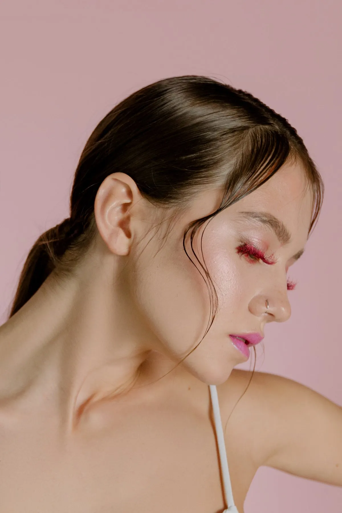 Formaldehyde is more common in skincare and hair treatment products, being a preservative, it can make its way to any make-up product —an eyelash glue, for instance. Image: Pexels 
