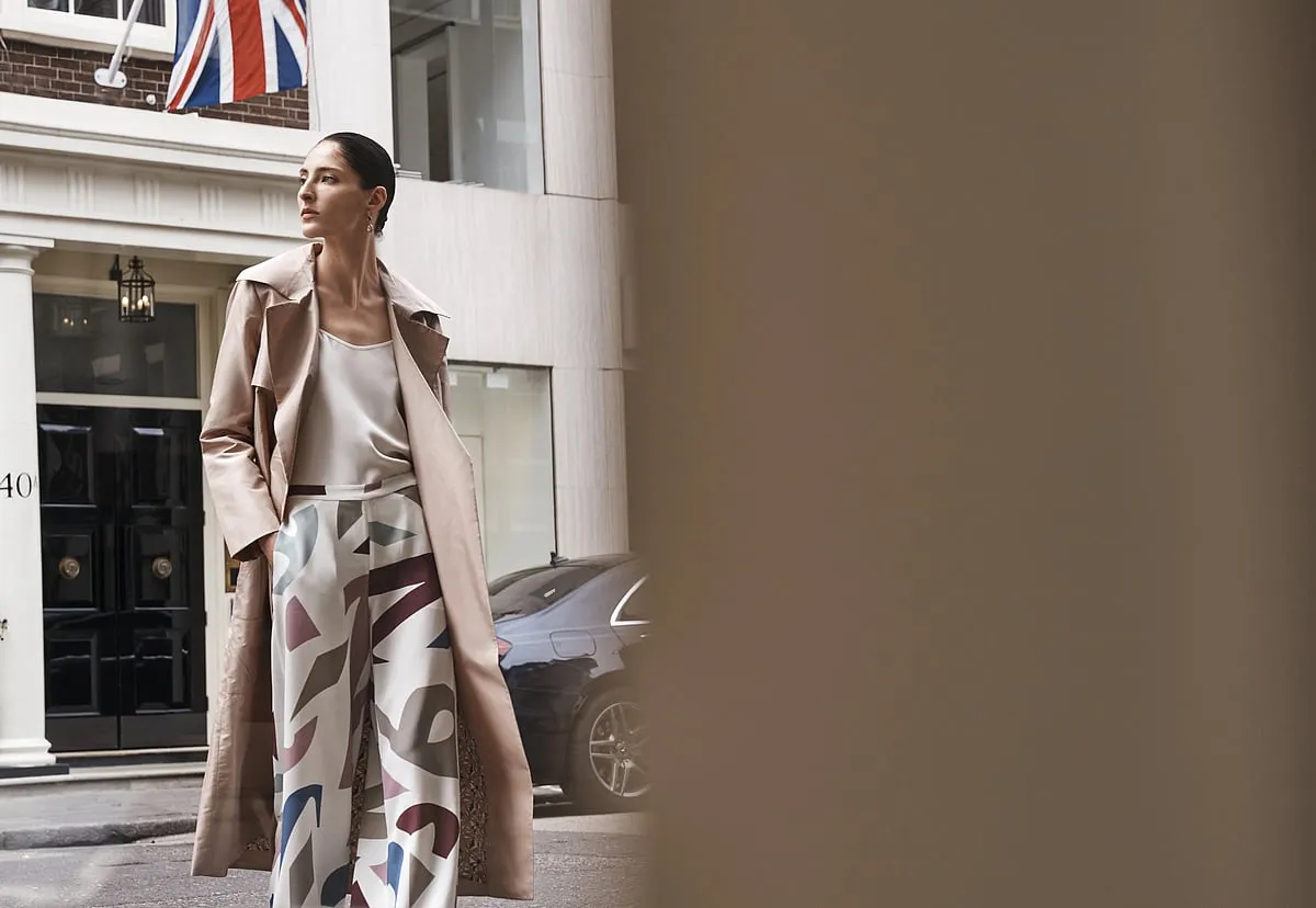 With a strong focus on slow fashion, their designs are handmade and transcend seasons–think roll-neck cashmere sweaters, slip dresses and classic silk shirts–all boasting meticulous finishing 