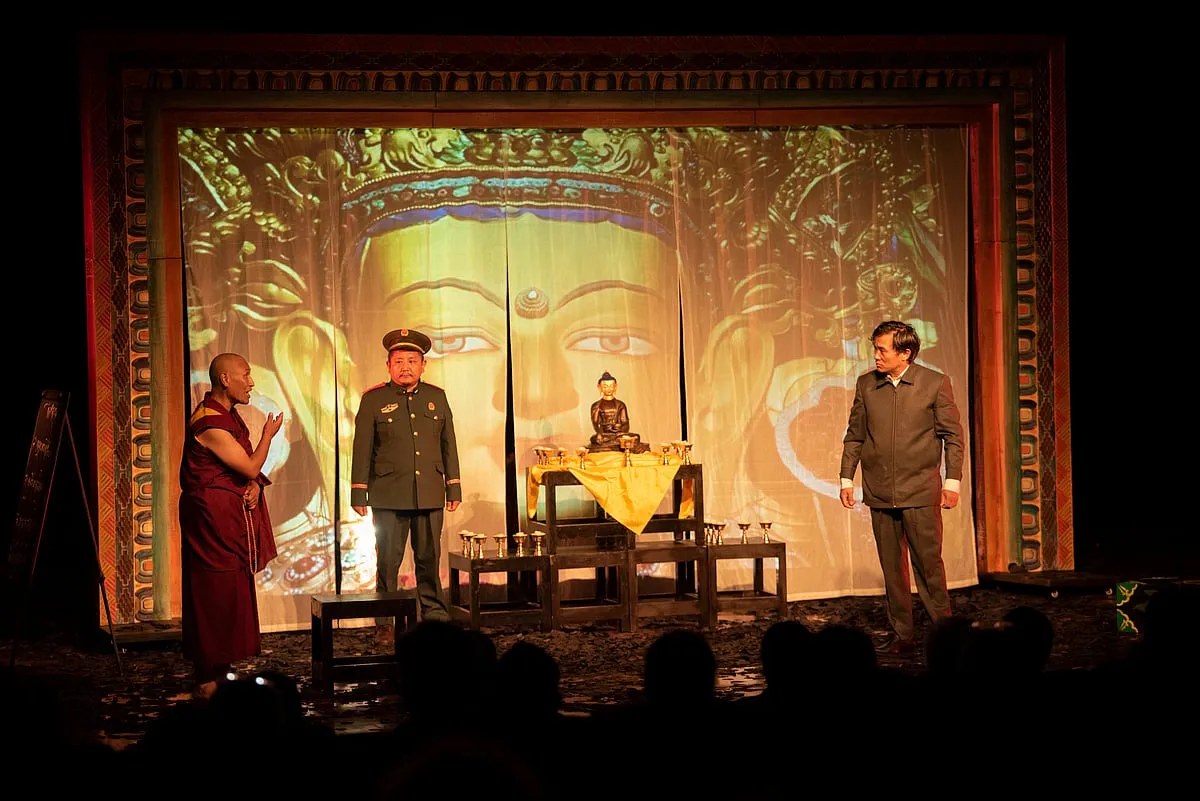 Performed in Tibetan, Tsering’s work finds audience in schools, monasteries and settlements across India 