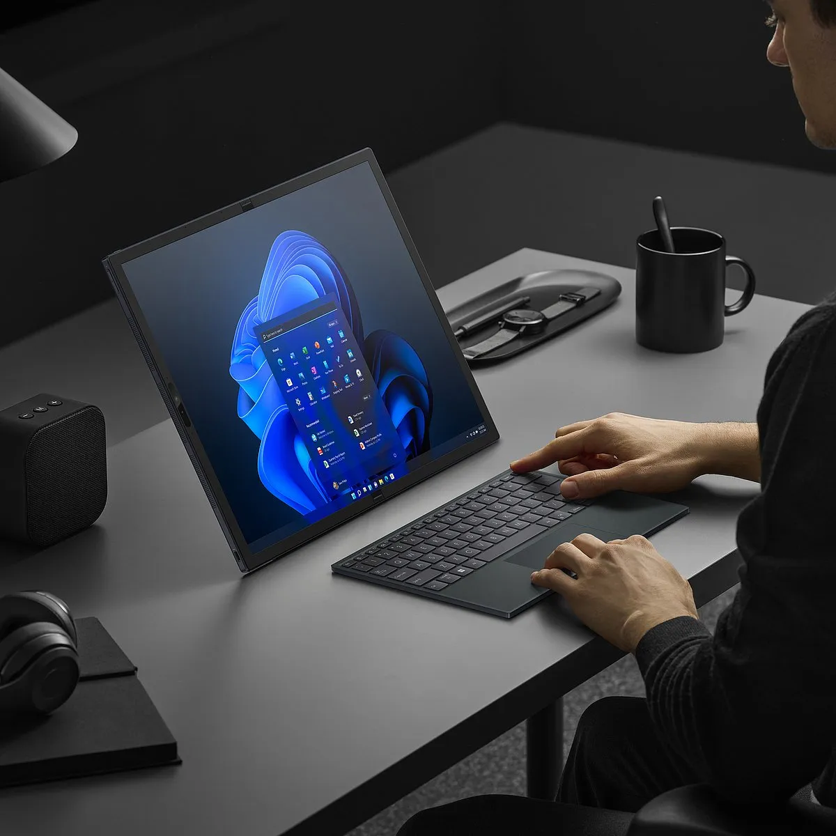 Asus Zenbook 17 Fold OLEDThe possibilities are truly endless with this laptop and it brings an almost yoga-level flexibility to make it happen. You can use it as a flat 17.3-inch display, or fold it at a 90° angle and plonk a keyboard on the bottom half to turn it into a 12.5-inch laptop. You can also remove the keyboard and use the top half of the display as the main screen and the bottom half as a second screen. There’s more: You can turn it into portrait mode and use it as an e-reader or lay it down flat and bring in a digital pen to hammer away your creativity. Prakhar Khanna, who writes reviews and news pieces for Digital Trends, has used it and said the 17 Fold changed the way he used laptops and “was mostly using it as a 17-inch display paired with the Bluetooth keyboard, even in cafes, which is not usual.” 