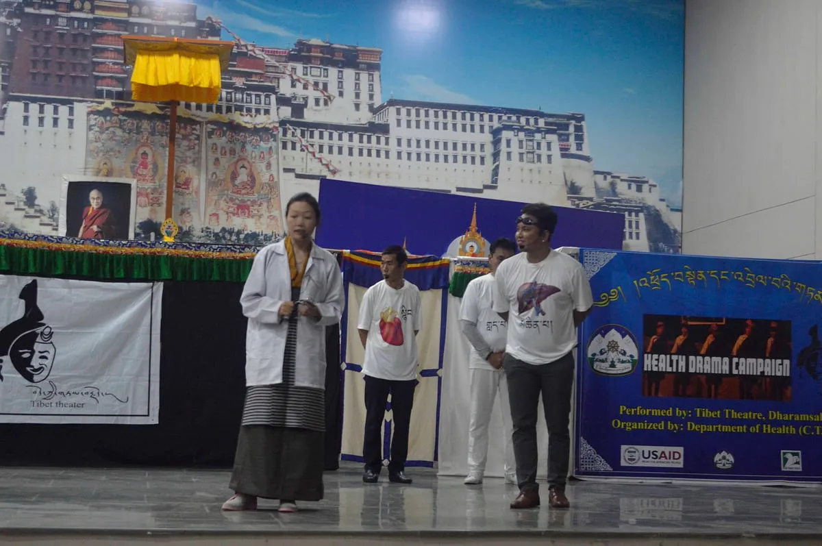 “Finding trained Tibetan actors is very difficult. Parents discourage their children from getting into theatre and believe it isn’t a viable career option. It’s more difficult to find women actors” 